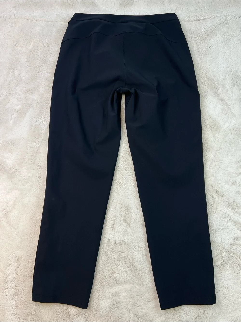 Lululemon On The Move Pant Black Size 8 Travel Friendly Zip Pockets Stretch EUC - Picture 11 of 15